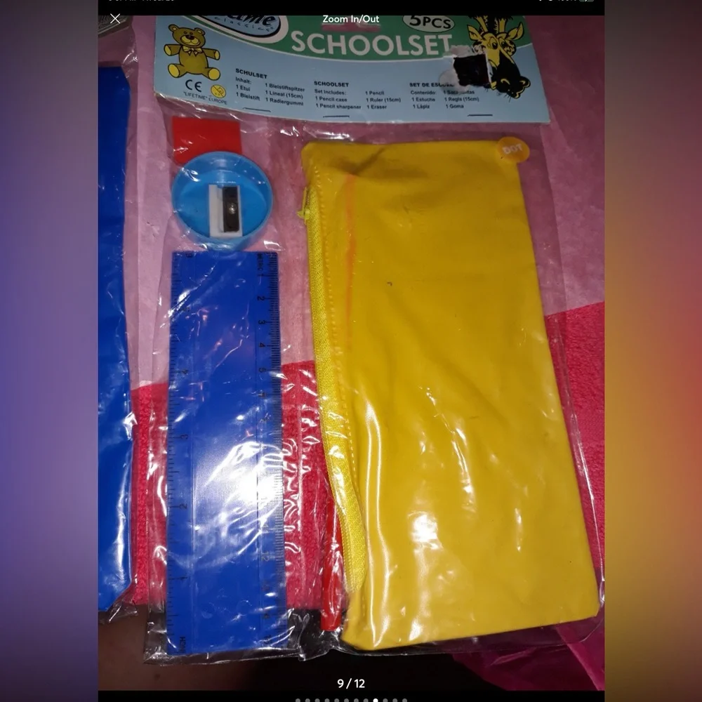 4 Lifeline 5-Piece School Set VINTAGE 1990s NEW